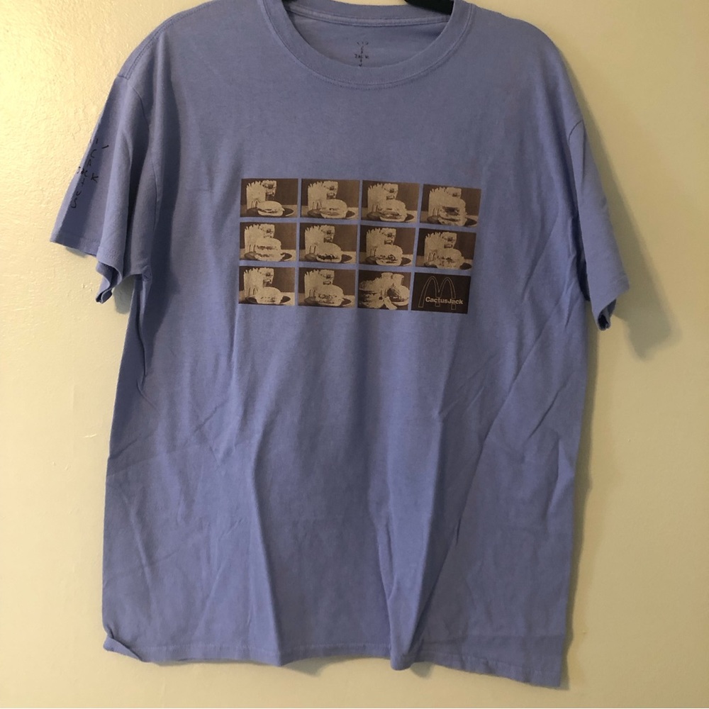Travis Scott x McDonald’s Menu Mono Logo T-shirt M